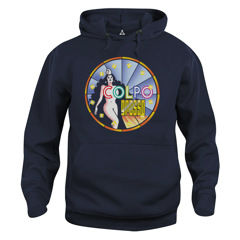 Felpa Cappuccio Colpo Grosso Donna New Indastria