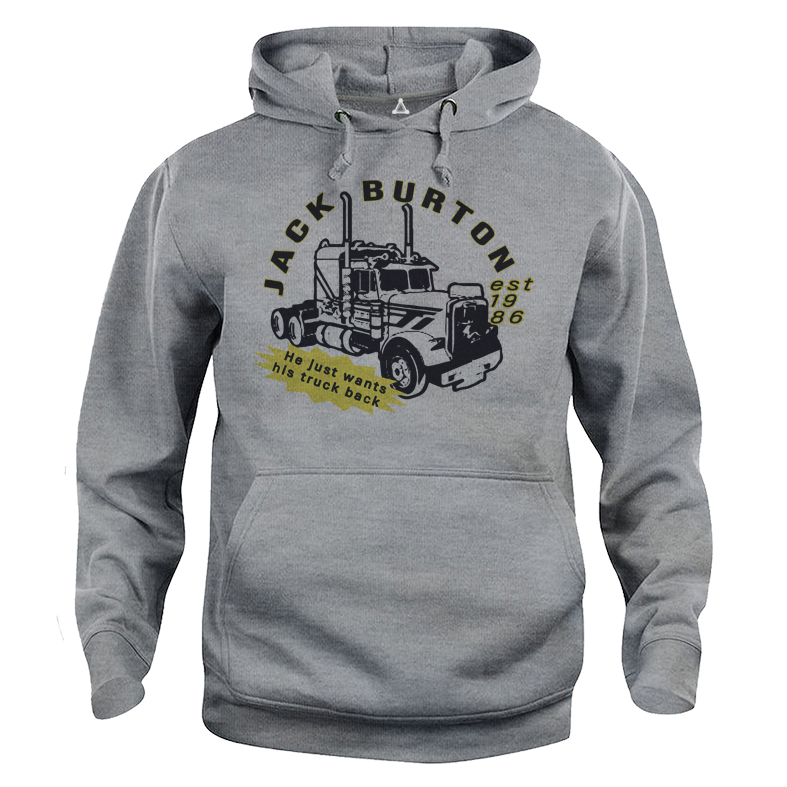 Felpa Cappuccio Grosso guaio a Chinatown Jack Burton trasporti New Indastria