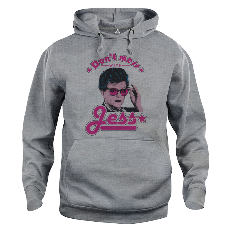 Felpa Cappuccio Don't mess with Jess Non fare casini con Jessica Fletcher New Indastria