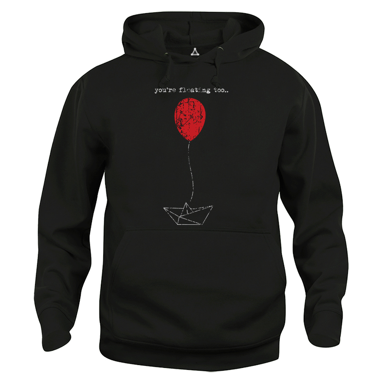Felpa Cappuccio You're Floating IT pagliaccio palloncino New Indastria