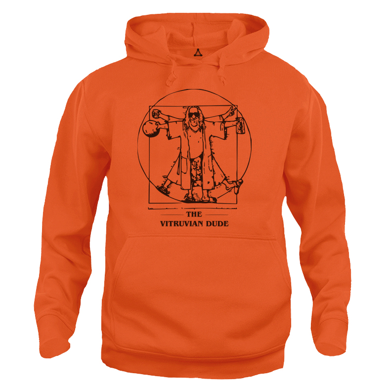 Felpa Cappuccio BIG LEBOWSKI VITRUVIAN DUDE New Indastria