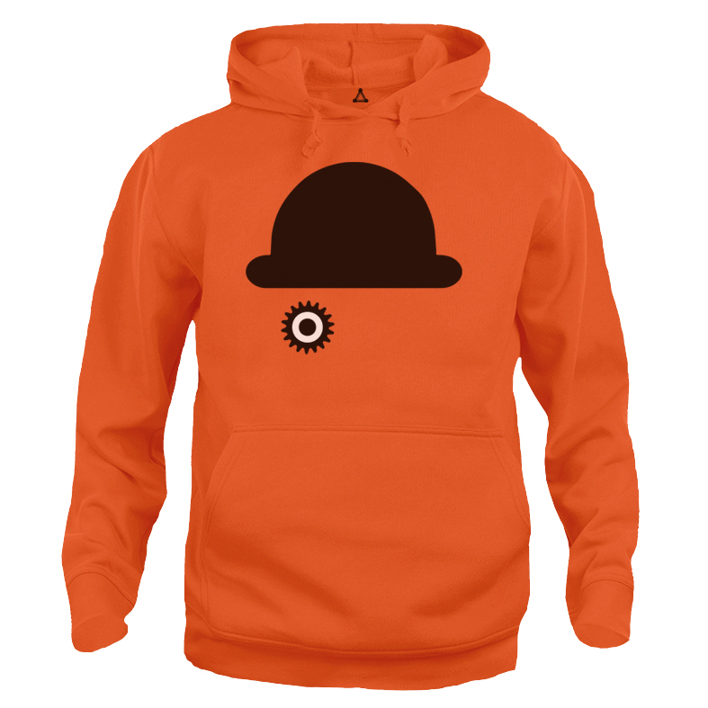 Felpa Cappuccio ARANCIA MECCANICA CAPPELLO OCCHIO New Indastria