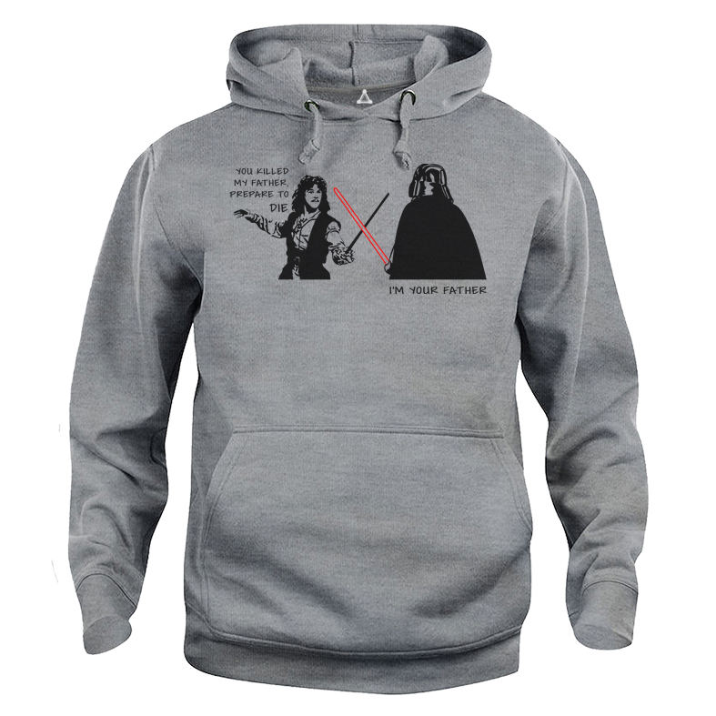 Felpa Cappuccio Inigo Montoya darth vader La storia fantastica New Indastria