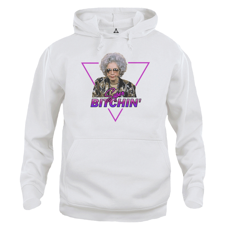 Felpa Cappuccio Zia Yetta la tata Bitchin swag New Indastria