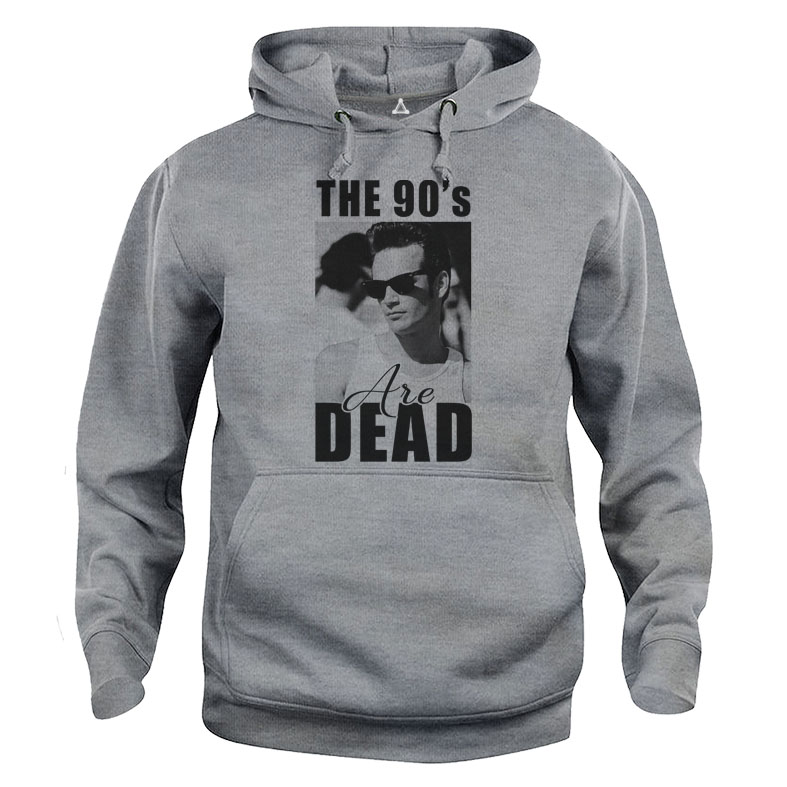 Felpa Cappuccio Gli anni 90 sono morti Beverly Hills Dylan tribute New Indastria