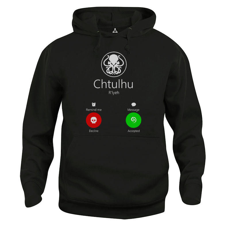 Felpa Cappuccio Call of Cthulhu rispondi al telefono New Indastria