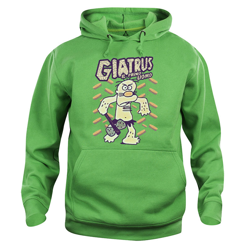 Felpa Cappuccio Giatrus il primo uomo New Indastria