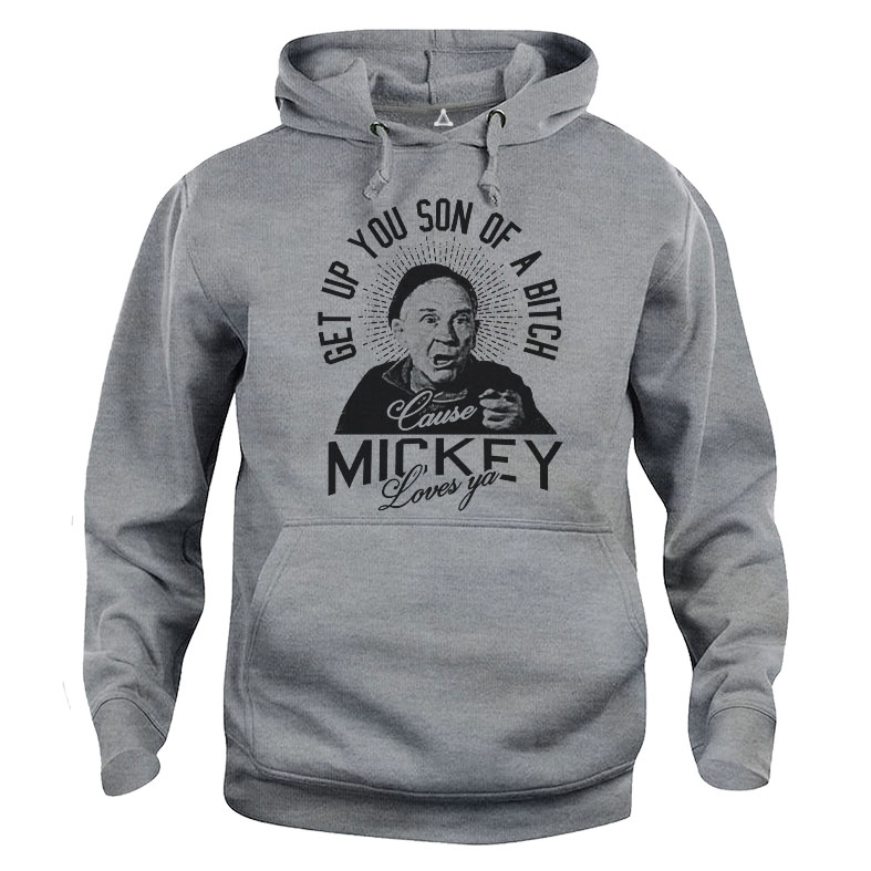Felpa Cappuccio Rocky Balboa Mickey Allenatore New Indastria