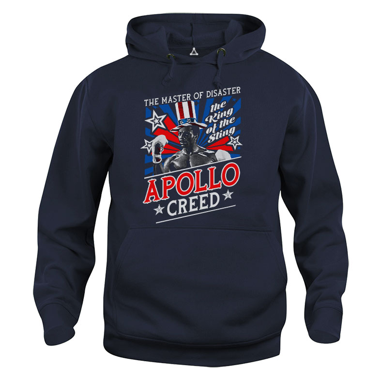 Felpa Cappuccio Apollo Creed Rocky Balboa New Indastria
