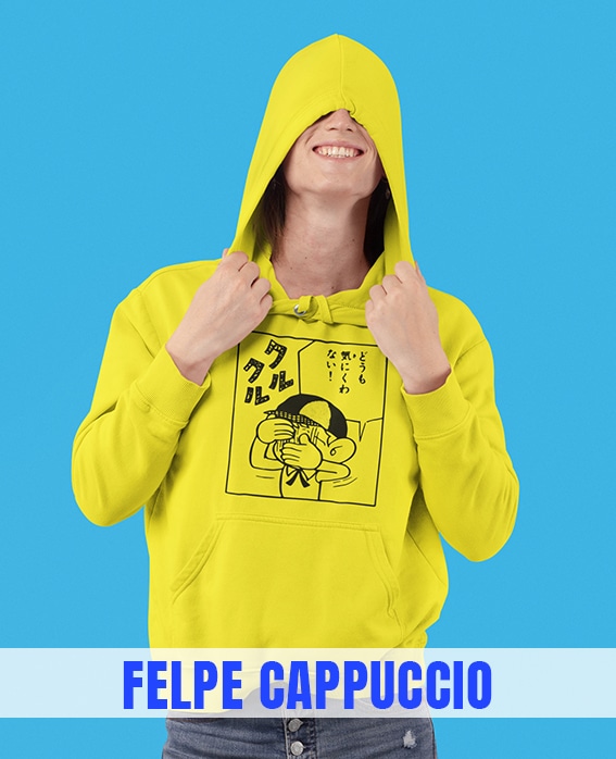 FELPA CAPPUCCIO - CARTONI ANIMATI